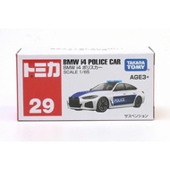 TOMY Japanese Car No.29 Asian Version BMW i4 Police Model Small Tomei Alloy TOMYTEC