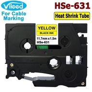 Vileed 1Pc Hse-231 Hse-631 Heat Shrink Tubing Tape For Brother Ptouch Labeler Hse231 Hse631 Hse 231 