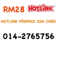 Hotlink Prepaid Sim Card 014-2765756