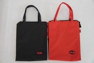勝德豐UNME兒童手提袋便當袋/補習袋/才藝袋/UNME1318橘紅色黑色