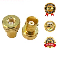 SMA Male To BNC Female Gold Connector for Antenna HT Weierwei VEV V8 Plus V8Plus Compatible Firstcom