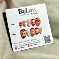 [ BYLAW.NAILS ] PREMIUM FAKE NAILS | PRESS ON NAILS | False Nails | Red Apple Fake Nails Motif