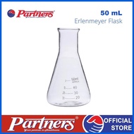 ✅ § ◧ Partners Erlenmeyer Flask 50 ML - Glass (1 Piece)