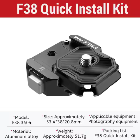 FALCAM F38 Quick Release Shoulder Strap Base Attachment Multi-Hole 1/4" 3/8" Mount Compatible with A
