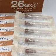 NEEDLE 26G (BROWN) JARUM SUNTIKAN- 1 PIECES