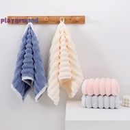 [playground] Striped Edge Wrapped Soft Absorbent Quick Drying Small Towel [New]