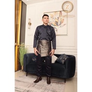 CODE G49B Men's Malay Kurung Shirt Suit Plus Songket Men's Malay Shirt Songket Sampin Jumbo Men's Ku