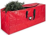 Christmas Tree Storage Bags, for 4-6 Ft Artificial Trees, Protect Holiday Decorations and Toys from Damage(Red) M