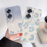 Oppo A60 A78 A58 A18 A38 A17 A98 4g 5g Silicone - Sm1le Motif - Flexible Case - Bumper - Protector