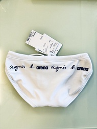 🇯🇵日本版 agnes b x Arena 男裝三角競技泳褲 men brief swimwear Made in Japan