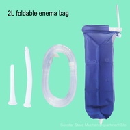Disposable Foldable Portable PVC Silicone Rubber Enema Device Household Coffee Milk Reusable Enema B