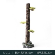 Fish Tank Artificial Tree Trunk Straight Driftwood Aquatic Plant Roots Rainforest Landscaping Bark A