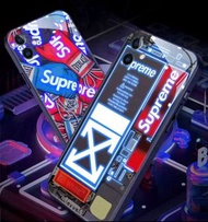 6色發光手機殼（supreme拳套、拆機圖案）（包郵 ）（所有型號 ）蘋果iPhone,三星Samsung,小米,紅米,華為HUAWEI, 榮耀HONOR,OPPO,vivo