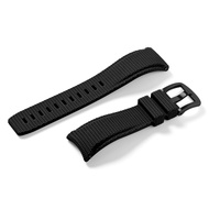 FKM Rubber Watch Band 20mm 21mm 22mm Curved End Quick Release Waterproof Universal Fluororubber Stra