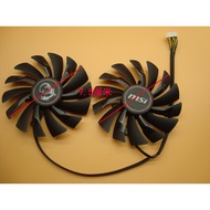 [Hot Sale Radiator] Original MSI MSI GTX 980/970/960 Dual Cooling Fan PLD10010S12HH 6 Pins 5 Wires