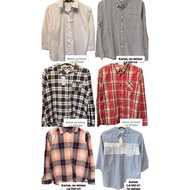 KEMEJA Long sleeve shirt LD 100cm