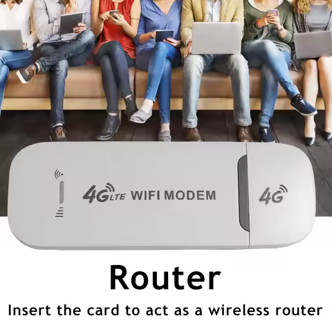 4G LTE USB 150Mbps Modem Stick Portable Wireless WiFi Adapter 4G Card Router for Home Office 4G USB 