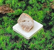 能量水晶擺飾-招財開運瑪瑙可愛幾何菱形白晶洞開口笑 快速出貨