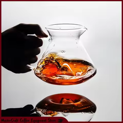 MHW-3BOMBER Hill Coffee Server Heat Resistant Glass Carafe With Scale Hill Hand Drip Brewing Set For