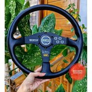 ☇◑ ◿ ☺ ☹ ❂ Mitsubishi Ralliart OMP Steering Wheel 14inch Available BOSS KIT ADAPTOR