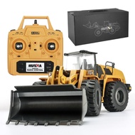 Alloy Huina Toys 1583 RC Bulldozer Truck 1/14 Huina 583 Metal Remote Control Loader with Front Loade
