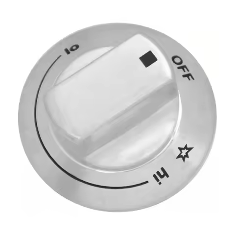 Stove Knob for Electrolux Frigidaire, 318242275 Gas Range Oven Knob D-Shaped Metal Reinforced For E3