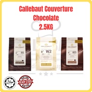 Callebaut Dark Chocolate 811 54.5%(2.5kg)/Dark Chocolate 70-30-38 70.5%/Milk Chocolate 823 33.6%/Whi