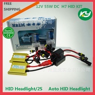 Kit Lampu Xenon HID 55W untuk Kereta, Kit Lampu Xenon HID Kereta H1 H7 H4