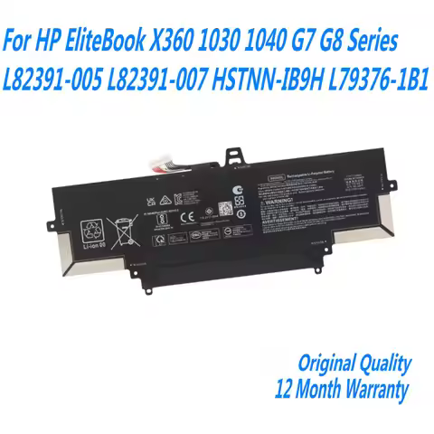 NEW 7.7V 54WH HK04XL Laptop Battery For HP EliteBook X360 1030 1040 G7 G8 Series L82391-005 L82391-0