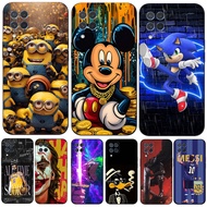 case For Samsung Galaxy M62 F62 4G Case Silicon Phone Back Cover Soft black tpu m625 cute mouse cart