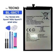 Mobile Phone Battery BL-58CT 6000mAh For Tecno Spark 7 7T KE6J KF6 KF6P KF6J
