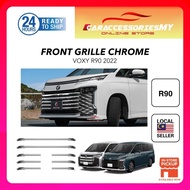 Toyota Noah Voxy R90 2022 front grille trim chrome lining garnish exterior bodykit modified