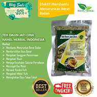 Obat Penurun Berat Badan Herbal Super Ampuh BPOM Tanpa Olahraga Teh Pelangsing Nahel Daun Jati Cina 