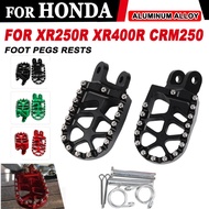 Motorcycle Accessories Footrest Footpegs Foot Pegs Rest Pedal For HONDA CRM250 CRM 250 XR250R XR400R