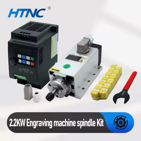 Hot Sell 2.2KW CNC Spindle Motor 110v / 220v ER20 Spindle 0.9Nm 24000RPM +2200w VFD 50/60hz + ER20A 