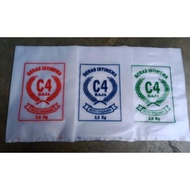 PLASTIK BERAS 2,5 KG CAP C4 ISI 100 LB