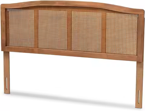 Marieke King Wood Headboard, 78.1-inch W x 0.8-inch D x 40.94-inch H, Ash Walnut