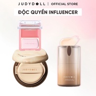 [HANNAH OLALA] Combo of 3 JUDYDOLL: Long Wearing Cushion 14g & Makeup Base 30g + Glow Blush b