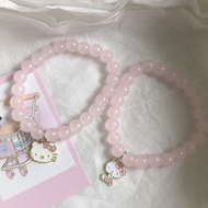 New Cute Pink Kitten Bracelet Ins Girl Heart Pure Desire Kt Bracelet Girlfriend Sisters Headpiece