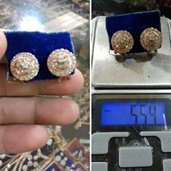 anting berlian medan asli