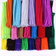 100PCS 0.8MM FUZZY WIRE STOOL FOR DIY FLOWER BOUQUET KEYCHAIN