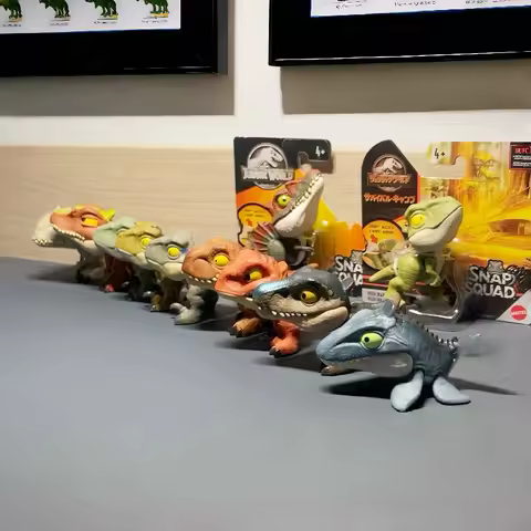 New Hot Sale Mattel Jurassic World 2 Mini Dinosaur Simulation Movable Model Finger Toys Children'S T