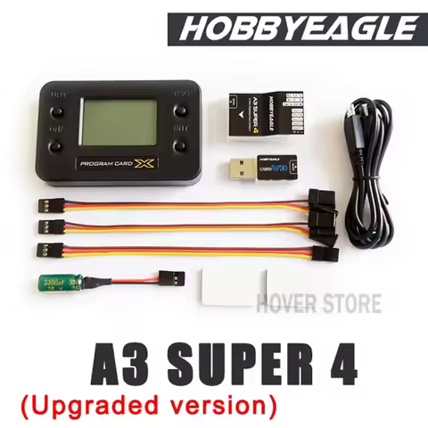 HobbyEagle A3 Super4 A3S4 Fixed Wing 6-axis Airplane Gyro stabilizer Flight Control balancer Program