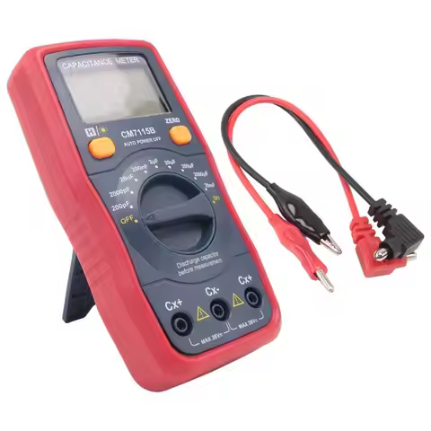 ABGE-CM7115B Capacitance Meter Digital Multimeter LCD Display Measurement Tool,CM-7115A Upgrade