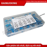 300 Chiếc Tụ Gốm Điện Áp Cao Các Loại Bộ 1KV-3KV 0.1NF-22NF 15 Giá Trị Xanh Dương Thông Qua Lỗ Tụ Đi