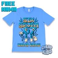 67 STEAL A BRAINROT Kids T-Shirt 67 STEAL A BRAINROT Kids Top/ Free Name