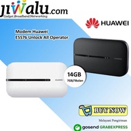 Modem Mifi 4G Huawei E5576 Free Telkomsel 14Gb Garansi Resmi