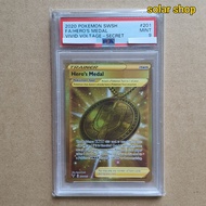 Pokemon TCG Vivid Voltage Hero's Medal Secret PSA 9 Slab Graded Card