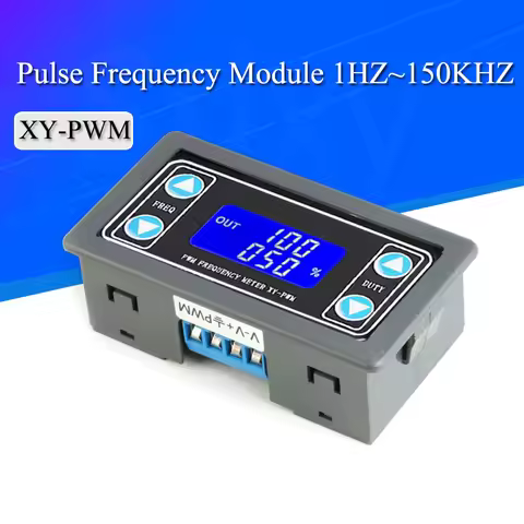 1HZ~150KHZ Signal Generator Digital Display PWM Pulse Frequency Duty Ratio Adjustable Square Wave Re