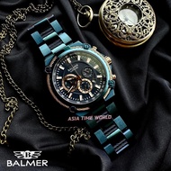 宾马 Balmer 7977G BRG-5 Chronograph Sapphire Man's Watch Blue Stainless Steel | Official Warranty
